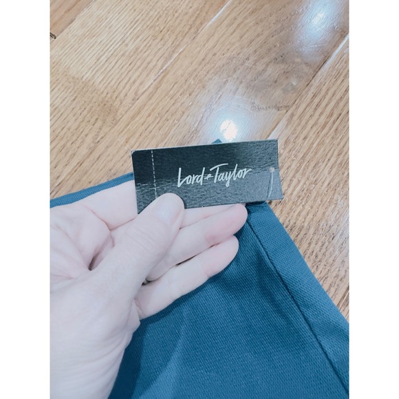 Lord Taylor Teal Pencil Skirt Size 4 Business Career Office Professional - Picture 2 of 7